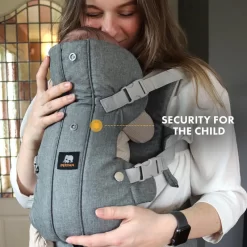 Porte-bébé Ergonomique Deryan - Porte-bébé Ventral 2-en-1 Anthracite -Camping Rabais Magasin porte bebe ergonomique deryan porte bebe ventral 2 en 1 anthracite 4