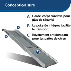 PetSafe RAMPE TELESCOPIQUE 3 PARTIES -Camping Rabais Magasin rampe telescopique 3 parties 6