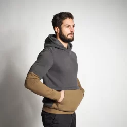 SWEAT A CAPUCHE 500 BEIGE -Camping Rabais Magasin sweat a capuche 500 beige 4