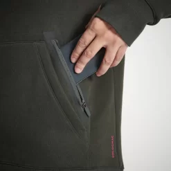 SWEAT-SHIRT CAPUCHE FEMME 500 CHAUD VERT -Camping Rabais Magasin sweat shirt capuche femme 500 chaud vert 4