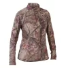 T-SHIRT MANCHES LONGUES CHASSE FEMME SILENCIEUX RESPIRANT CAMOUFLAGE 500