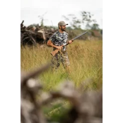 T-SHIRT RESISTANT 100 CAMO WOODLAND GRIS 11 T-SHIRT RESISTANT 100 CAMO WOODLAND GRIS -Camping Rabais Magasin t shirt resistant 100 camo woodland gris 3