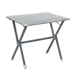 Table Camping à Clayettes Aluminium 80 Cm