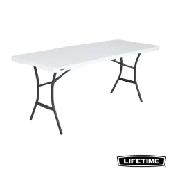Table Rectangulaire Valise Pliante En Deux (183 X 70 Cm) LIFETIME #80642