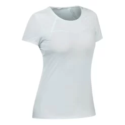 Quechua Tee Shirt Ultra Léger De Randonnée Rapide FH 500 Femme Gris.