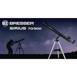 Télescope Sirius 70/900 AZ - BRESSER -avec Adaptateur Pour Smartphone -Camping Rabais Magasin telescope sirius 70900 az bresser avec adaptateur pour smartphone 4