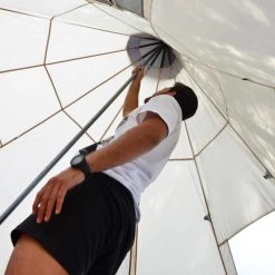 Tente De Camping Tipii - 6 Personnes - Hauteur 2,50m - Moustiquaire - Beige/Gris 9 Tente De Camping Tipii - 6 Personnes - Hauteur 2,50m - Moustiquaire - Beige/Gris -Camping Rabais Magasin tente de camping tipii 6 personnes hauteur 250m moustiquaire beigegris 2