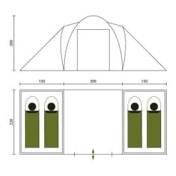 Tente Dôme Hammerfest 4 Sleeper Protect - Sol Cousu - 4 Pers - 2 Cabines Noires 13 Tente Dôme Hammerfest 4 Sleeper Protect - Sol Cousu - 4 Pers - 2 Cabines Noires -Camping Rabais Magasin tente dome hammerfest 4 sleeper protect sol cousu 4 pers 2 cabines noires 6