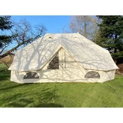 Tente Tipi En Coton - Freya - 12 Personnes - 6 X 4 M – 3m Hauteur - Moustiquaire -Camping Rabais Magasin tente tipi en coton freya 12 personnes 6 x 4 m 3m hauteur moustiquaire 2