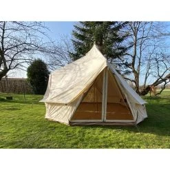Tente Tipi En Coton - Freya - 12 Personnes - 6 X 4 M – 3m Hauteur - Moustiquaire -Camping Rabais Magasin tente tipi en coton freya 12 personnes 6 x 4 m 3m hauteur moustiquaire 5
