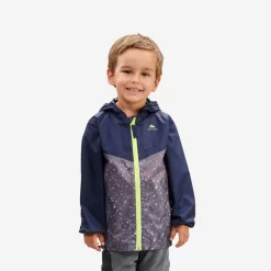 Quechua Veste Imperméable De Randonnée Enfant - MH100 Zip - 2-6 Ans