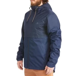 Quechua Veste Imperméable De Randonnée - NH500 Flap - Homme -Camping Rabais Magasin veste impermeable de randonnee nh500 flap homme 4