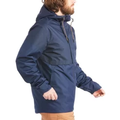 Quechua Veste Imperméable De Randonnée - NH500 Flap - Homme -Camping Rabais Magasin veste impermeable de randonnee nh500 flap homme 5