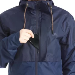 Quechua Veste Imperméable De Randonnée - NH500 Flap - Homme -Camping Rabais Magasin veste impermeable de randonnee nh500 flap homme 9