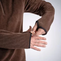 VESTE POLAIRE SOUS VÊTEMENT 500 MARRON -Camping Rabais Magasin veste polaire sous vetement 500 marron 5