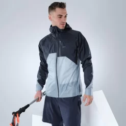 Quechua Veste Ultra Légère De Randonnée Rapide FH 900 Homme Bleu Grise. -Camping Rabais Magasin veste ultra legere de randonnee rapide fh 900 homme bleu grise 2