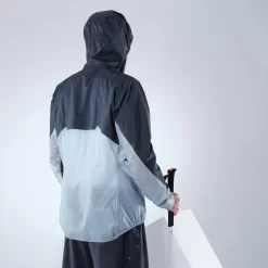 Quechua Veste Ultra Légère De Randonnée Rapide FH 900 Homme Bleu Grise. -Camping Rabais Magasin veste ultra legere de randonnee rapide fh 900 homme bleu grise 3