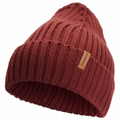 Woolpower Beanie Rib - Rouge Rouillé -Camping Rabais Magasin woolpower beanie rib rouge rouille 4