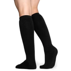 Woolpower Chaussettes Hautes Jusqu'au Genou Merino 400 - Noir -Camping Rabais Magasin woolpower chaussettes hautes jusquau genou merino 400 noir 2