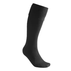 Woolpower Chaussettes Hautes Jusqu'au Genou Merino 400 - Noir