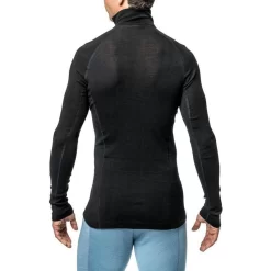 Woolpower Merino Base Layer Zip Turtleneck LITE - Vert Pin -Camping Rabais Magasin woolpower merino base layer zip turtleneck lite vert pin 4